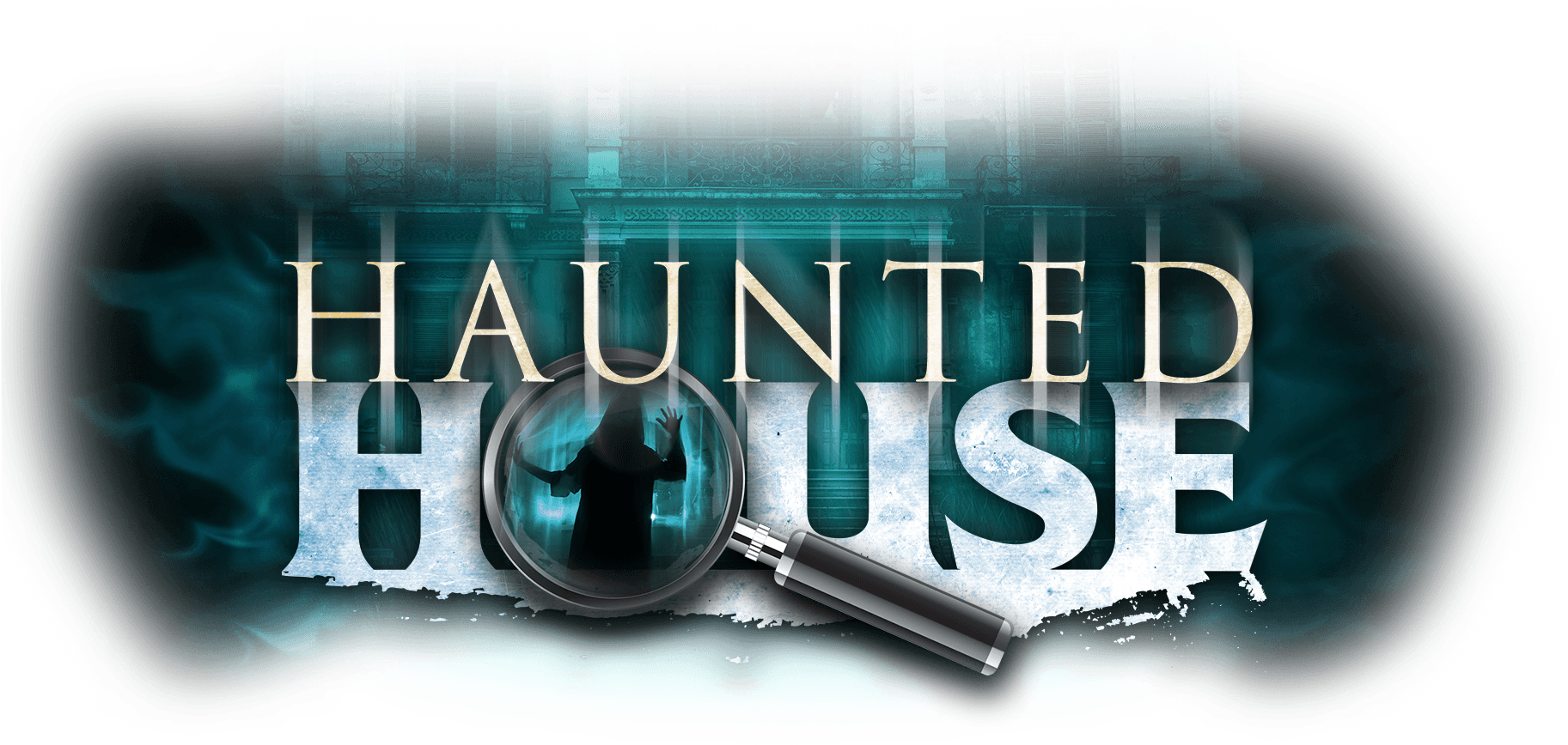 haunted house logo
